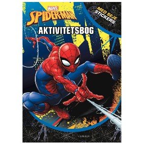 CARLSEN Spiderman Aktivitetsbog Med Seje Stickers