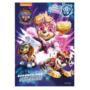 CARLSEN Paw Patrol Superfilmen Malebog