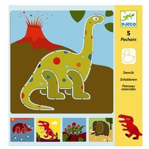 DJECO Dinosaurus Tegneskabelon
