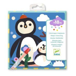 DJECO Dyreb�rn Magic Colouring Book