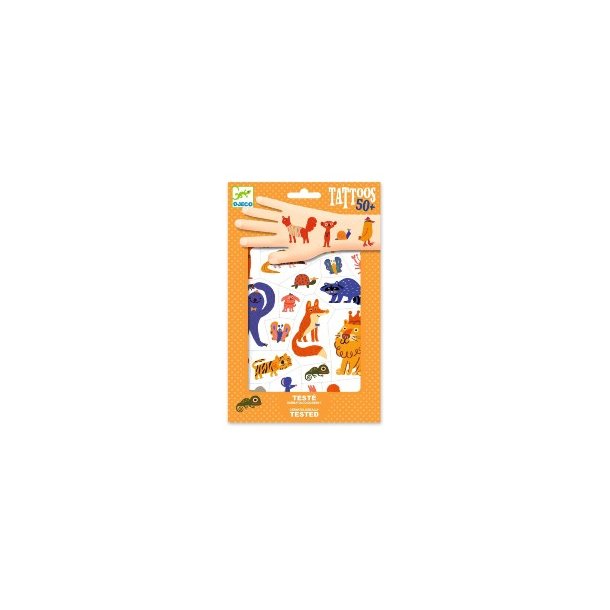 DJECO Funny Animals Tatoveringer