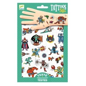 DJECO Skurke Mod Helte Tatoveringer 