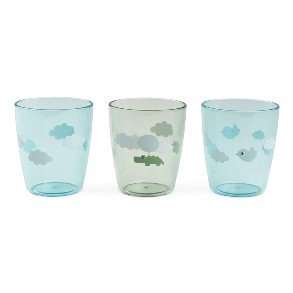 DONE BY DEER Green 3 Pack Mini Glas