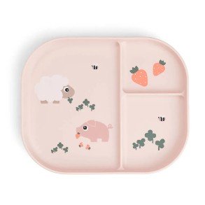 DONE BY DEER Powder Tiny Farm Plate