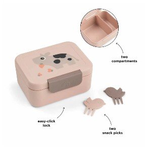 DONE BY DEER Powder Tiny Farm Tiny Lunch Box