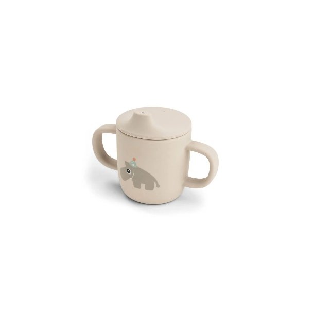 DONE BY DEER Sand Tiny Farm 2 Handle Cup