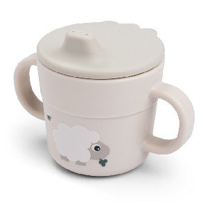 DONE BY DEER Sand Tiny Farm Spout Cup