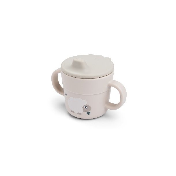 DONE BY DEER Sand Tiny Farm Spout Cup
