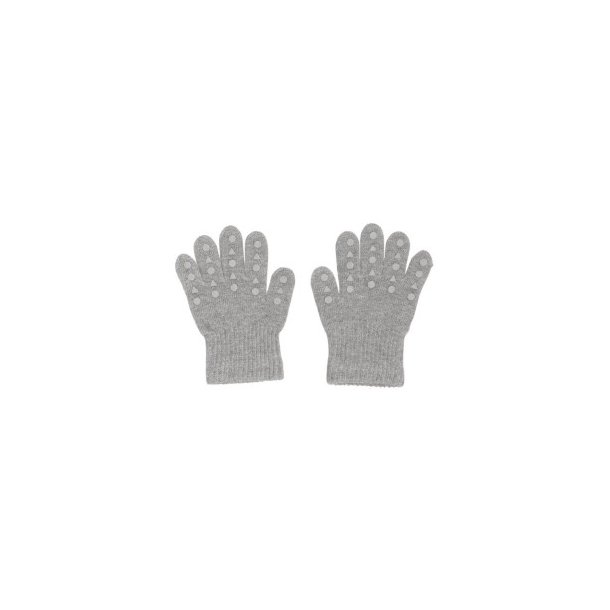 GOBABYGO Grey Melange Non Slip Gloves