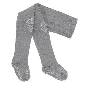 GOBABYGO Grey Melange Uld Strmpebukser