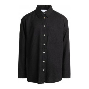 GRUNT Black Evie Linnen Skjorte