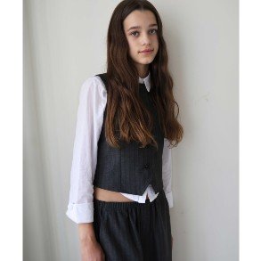 GRUNT Dark Grey Devote Pin Vest