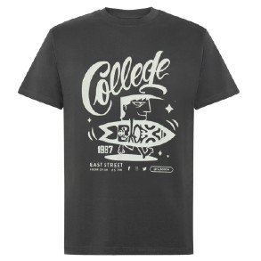 GRUNT Dark Grey Marin T Shirt