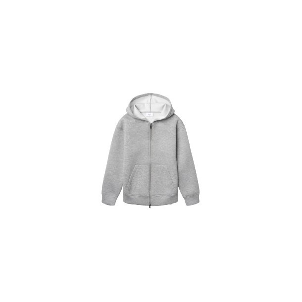 GRUNT Grey Melange Scuba Zip Hoodie