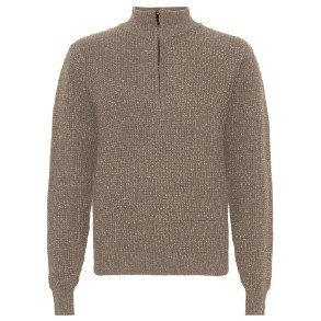 GRUNT Nature Melange Half Zip Cardigan