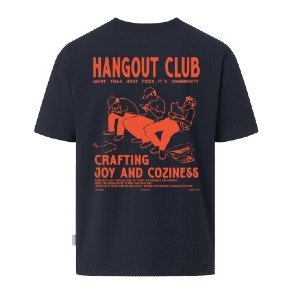 GRUNT Navy Club T Shirt