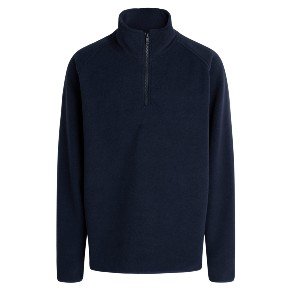 GRUNT Navy Darby Fleece Jakke