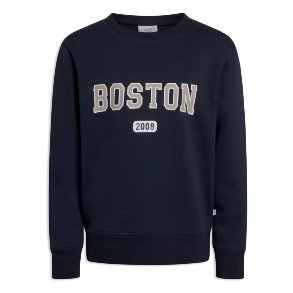 GRUNT Navy Logan Sweat Bluse