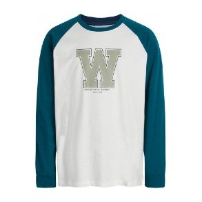 GRUNT Navy White Renly Bluse