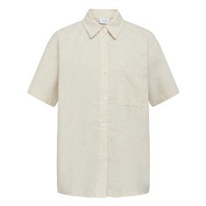 GRUNT Sand Vap Linen Skjorte