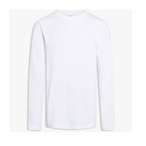 GRUNT White Super Tee LS