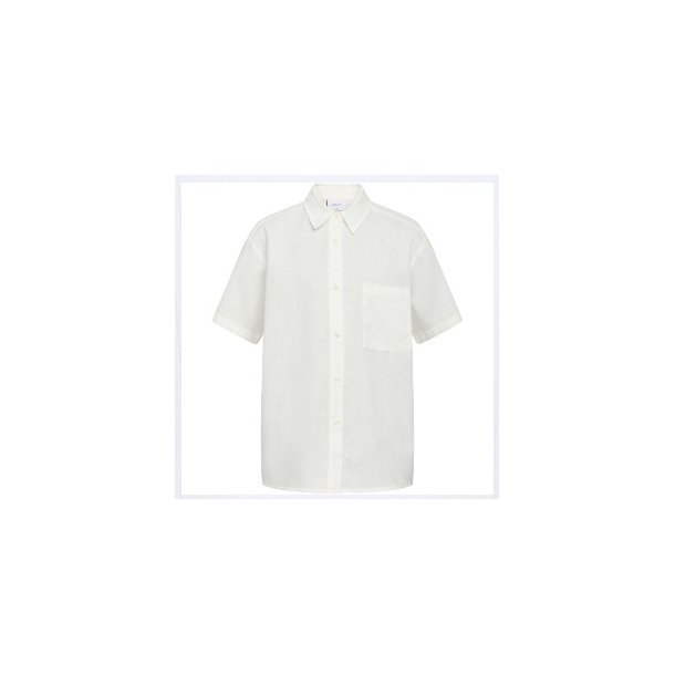 GRUNT White Vap Linen Skjorte