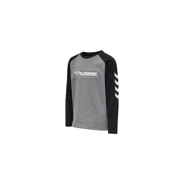 HUMMEL Grey Melange Black Box Bluse