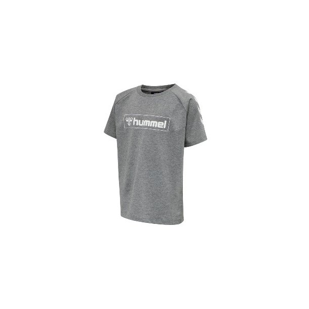 HUMMEL Grey Melange Box T Shirt