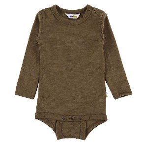 JOHA Brown Melange Uld Silke Body