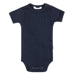 JOHA Navy Uld Silke Body SS