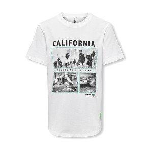 ONLY AND SONS JUNIOR Bright White Owen T Shirt