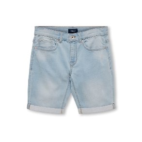 ONLY AND SONS JUNIOR Light Blue Denim Shorts