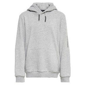 ONLY AND SONS JUNIOR Light Grey Melange Nate Hoodie Sweat Bluse