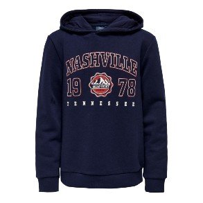 ONLY AND SONS JUNIOR Maritime Blue Nashville Steven Hoodie
