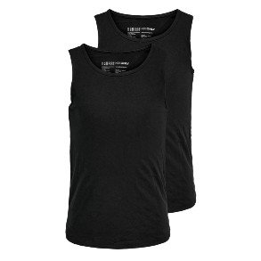 KIDS ONLY Black 2 Pak Liga Tank Top