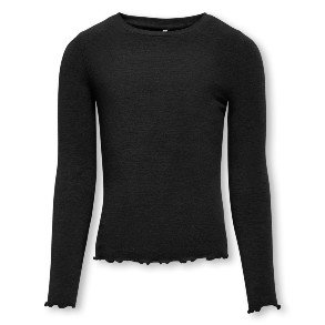KIDS ONLY Black Gamour Bluse