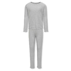 KIDS ONLY Light Grey Melange Munte Loungewear Set