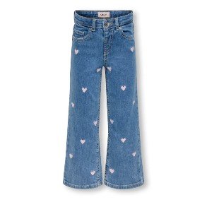 KIDS ONLY Light Medium Heart Jucy Wide Jeans
