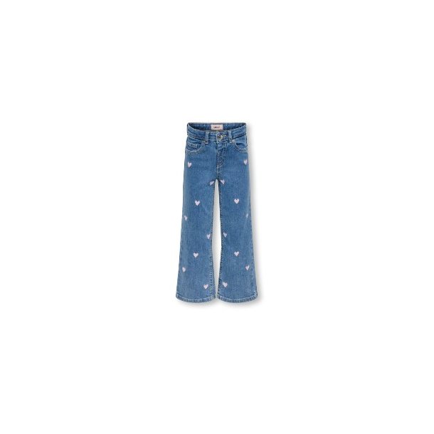 KIDS ONLY Light Medium Heart Jucy Wide Jeans