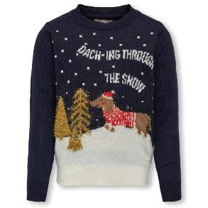 KIDS ONLY Night Sky Frosted X Mas Bluse