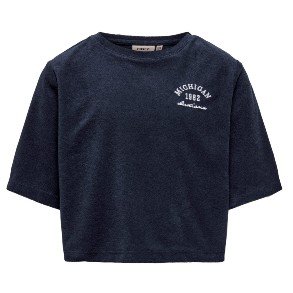 KIDS ONLY Peacoat White Tara T Shirt