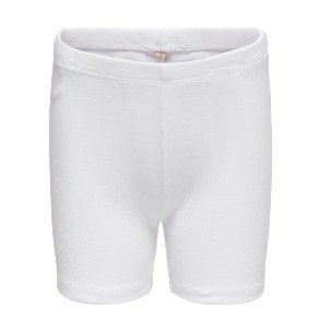KIDS ONLY White Clean Rib Cykel Shorts