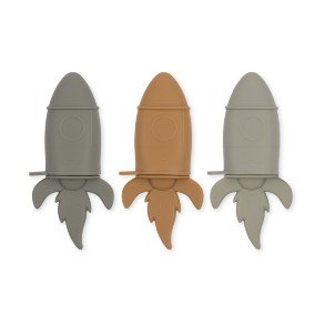 KONGES SLJD Almond Mix Mold Pocket 3 Pack Silicone Ice Set