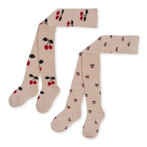 KONGES SLJD Big Cherry 2 Pack Tights