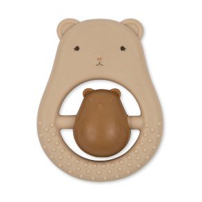 KONGES SL�JD Creme Teddy Teeth Soother