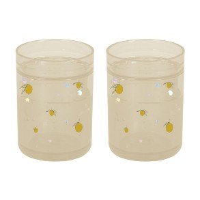 KONGES SLJD Lemon 2 Pack Glitter Cups