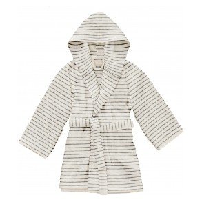 KONGES SLJD Stribed Shade Of Blue Bathrobe