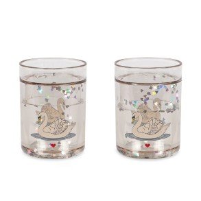 KONGES SLJD Swan 2 Pack Glitter Cup