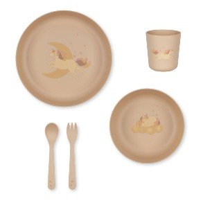 KONGES SLJD Unicorn Dinner Set