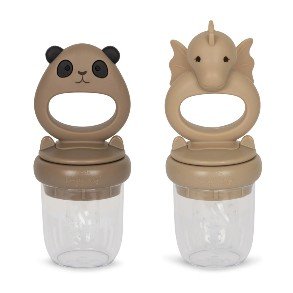 KONGES SLJD Warm Clay Dragon And Panda Fruit Feeding